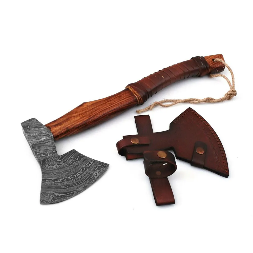 Custom OEM Service Latest Design Factory Wholesale Price Damascus Steel Axes / Cheap Price Damascus Steel Axes