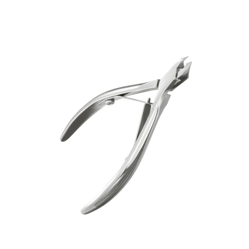 Cuticle Nail Nipper Mirror Polish Double Spring Lap Joint Toenail Nipper 3 mm Tip Cuticle Nipper For Beauty With Custom Packing