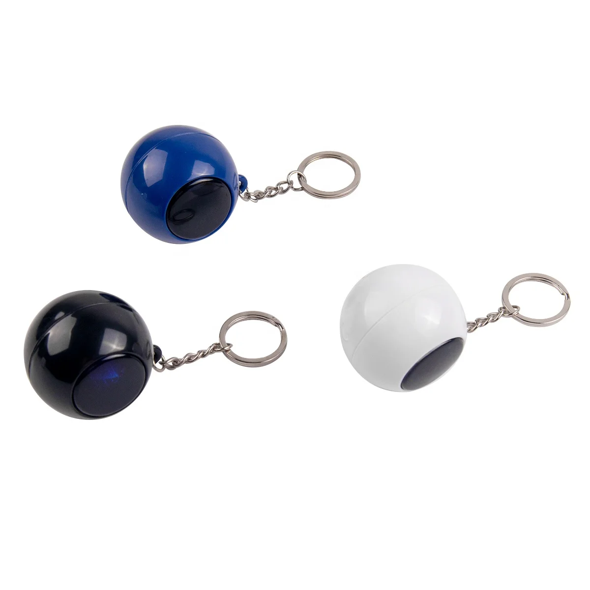 Customized Logo Magic 8 Ball Keychain Promotional ABS Decision Maker Ball