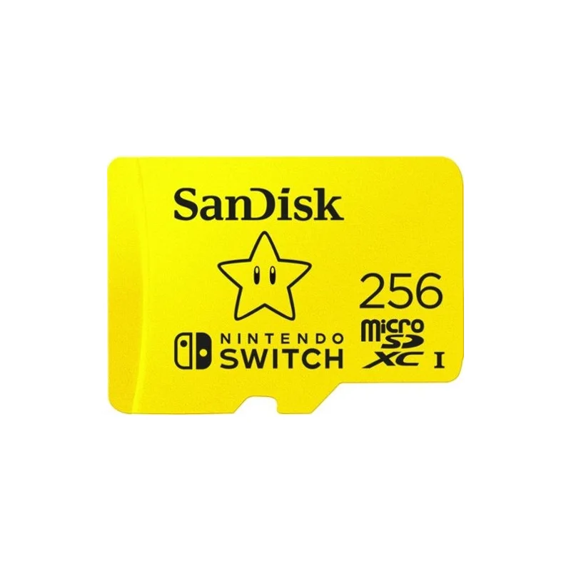 SANDISK SDSQXAO-256G-GN3ZN  NINTENDO COBRANDED MICROSDXC 256GB  U3  C10  UHS-1  100MB/S R  90MB/S