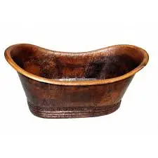 Superior Quality Handmade Marden Design Copper Bath Tub for Bathroom Available at Best Price from India