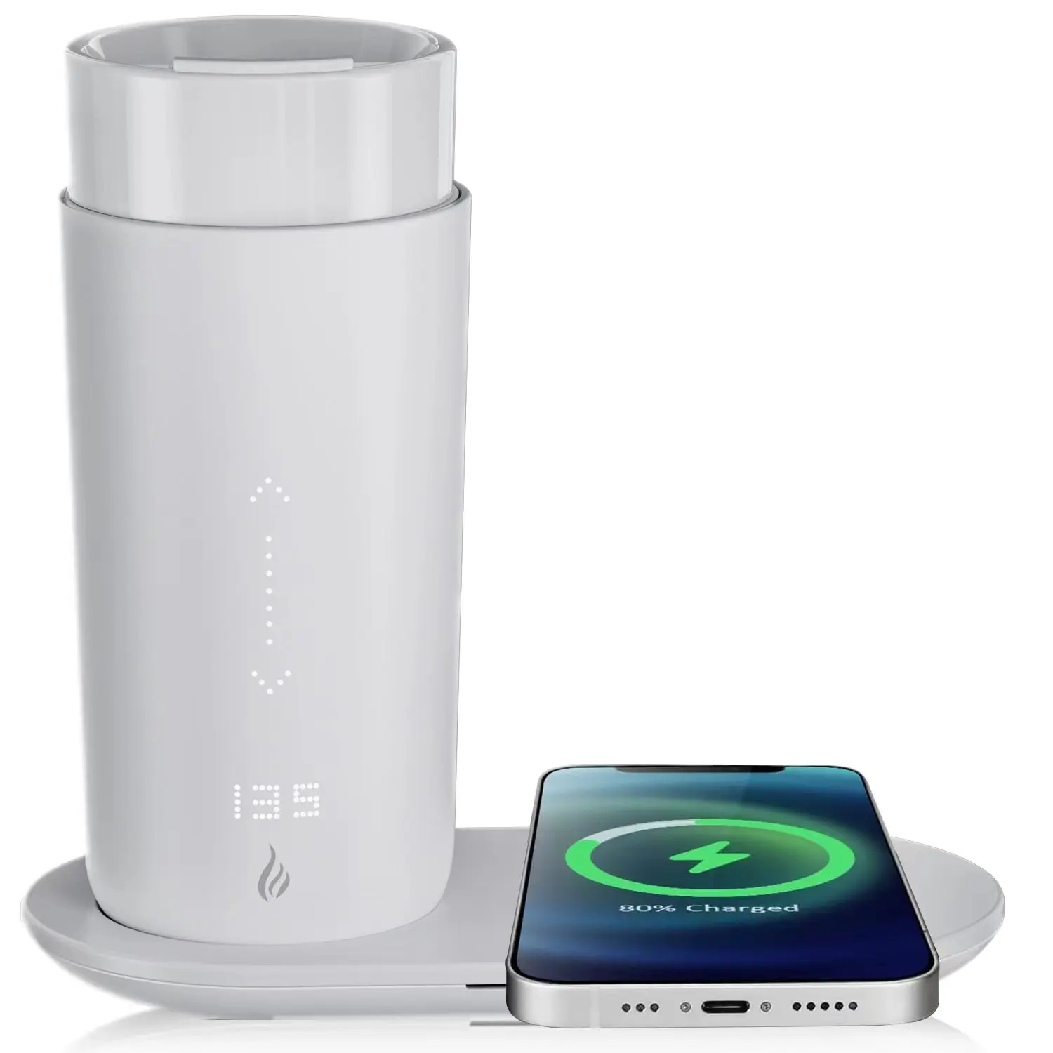 High technology design new fashion Vacuum Self Heating Travel Mug Smart Portable Sports Tea Kettle water bottle