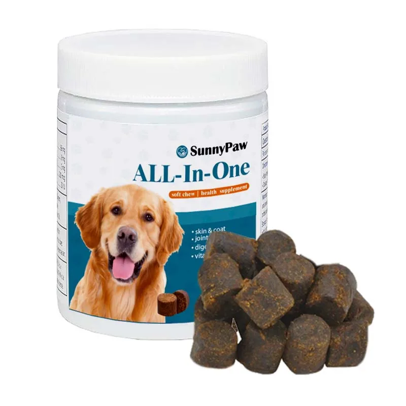 Relieve seasonal skin and gastrointestinal allergies in dogs 60 healthy soft chewable tablets specially designed for pets