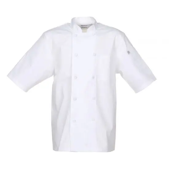 Long Sleeve Chef Clothes Uniform Restaurant Kitchen Cooking Chef Coat Waiter Work Jackets Professional Uniform Overalls Outfit