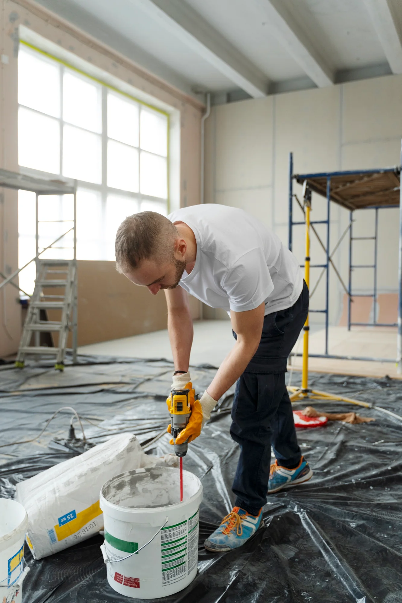 quick mini mud mixer concrete