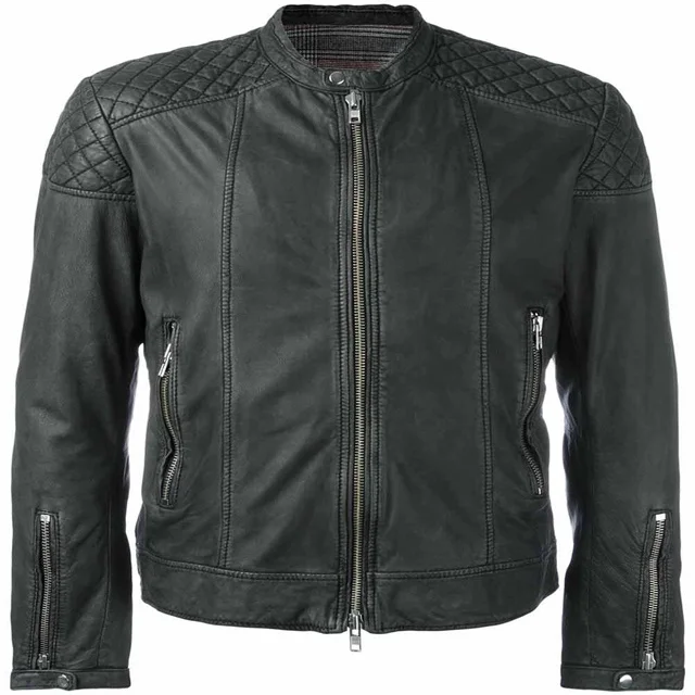 Leather Jacket - New Stylish Men Custom Made Unique Color Leather Jacket