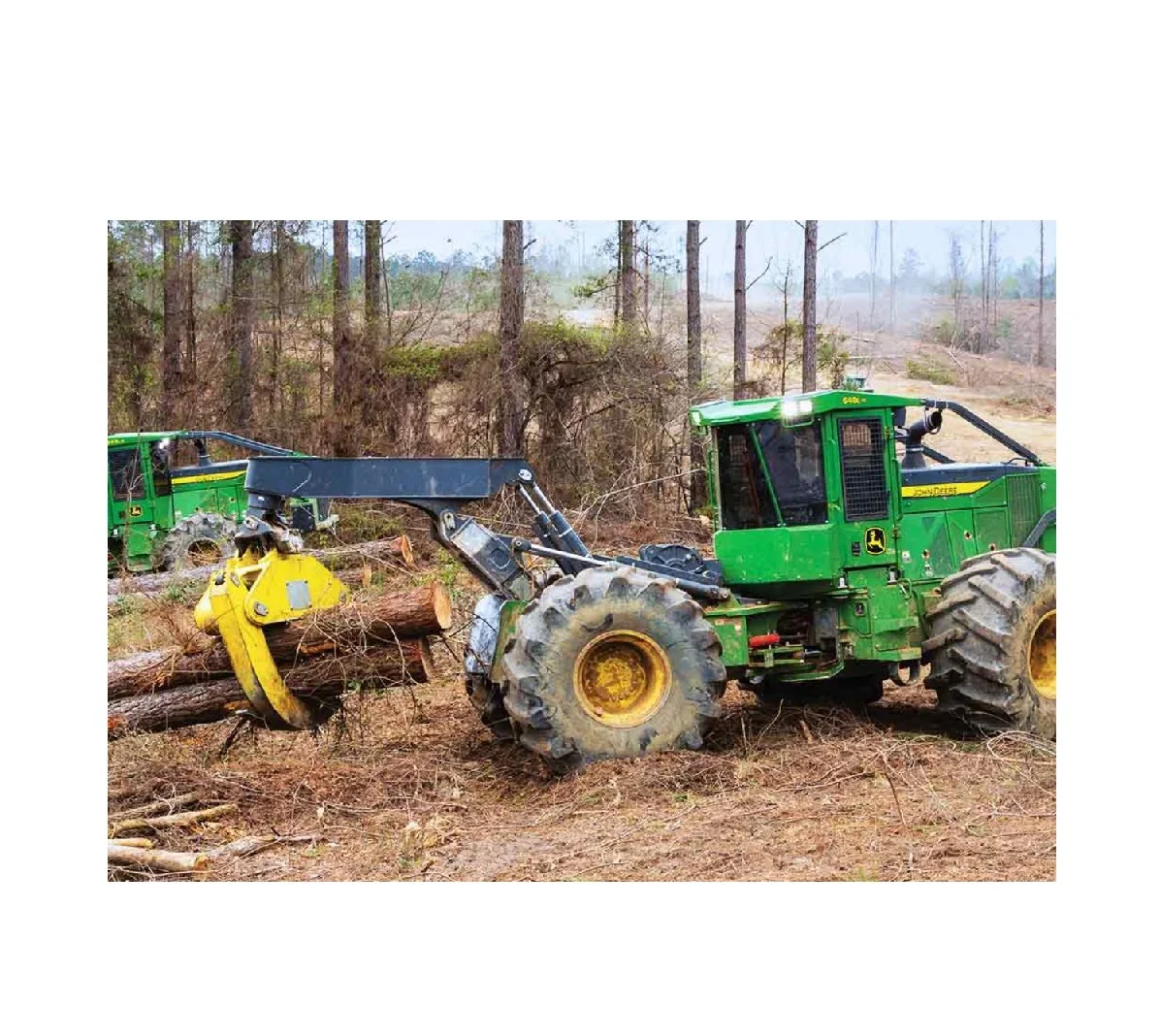 Премиум John Deere 648L-II скиддер теперь доступен с исключительными характеристиками каротажа прочный и долговечный
