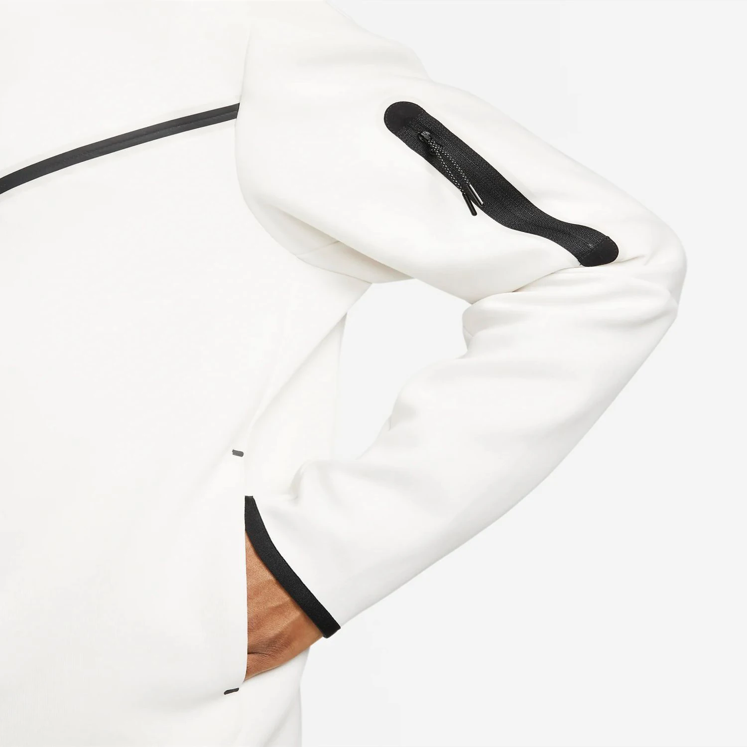Custom Brand Logo Design 66% Cotton 34% Polyester Off OP White Warmth Standard Fit Sportswear Tech Fleece Tracksuit