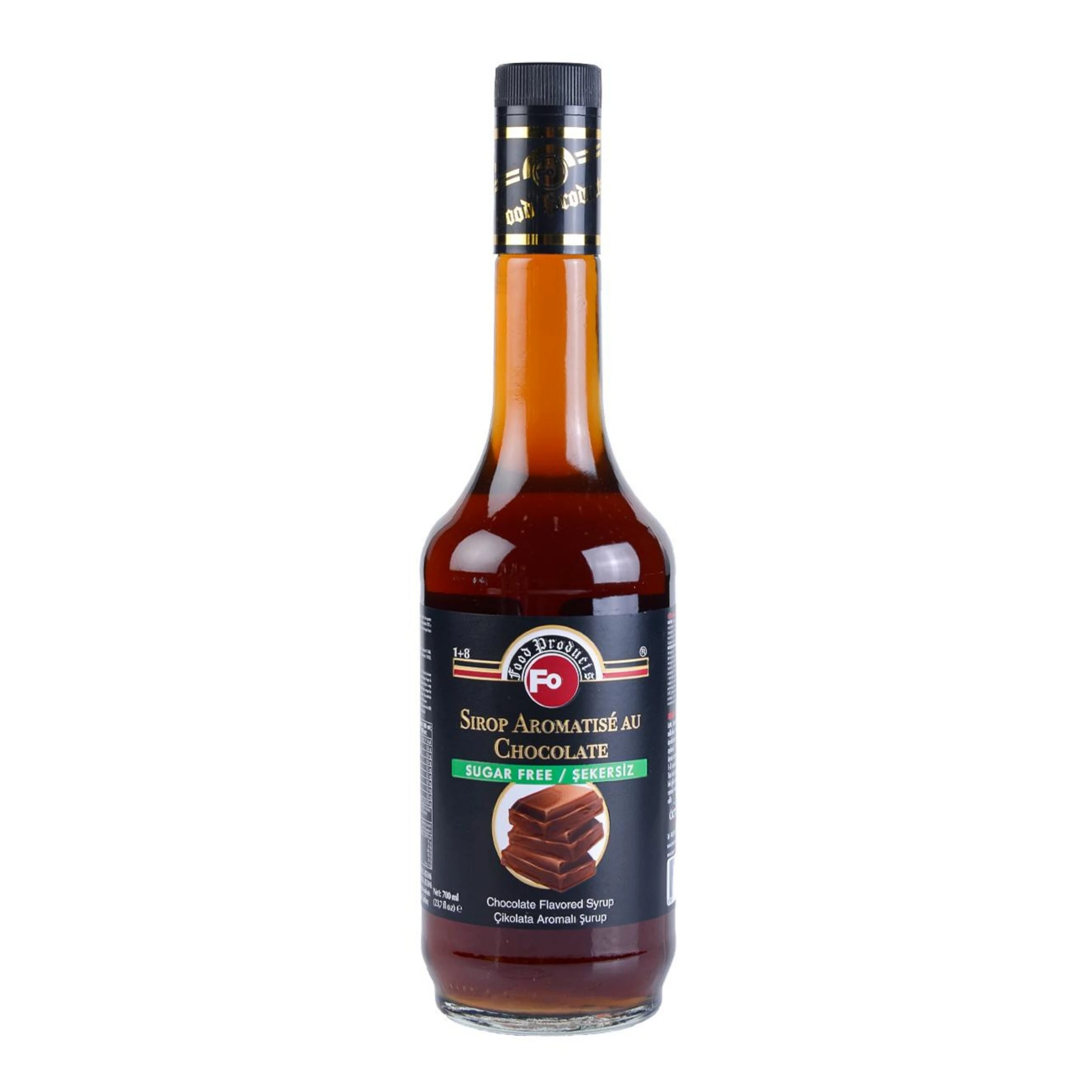 Chocolate Flavored Syrup 700ml SUGAR-FREE Chocolate Flavor Cocktail Syrup Wholesale for Hotel Restaurant Cafe Premium Taste