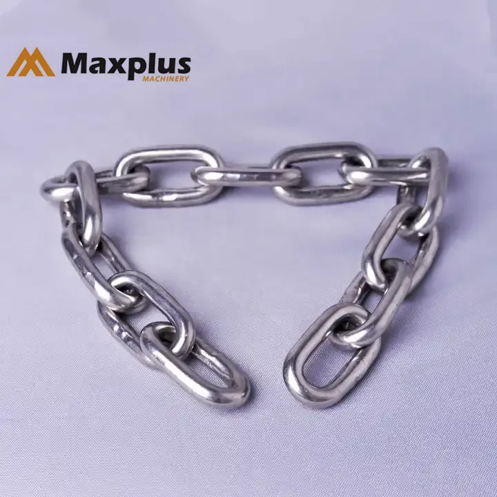 High Strength 6mm 8mm 10mm 304 316 Stainless Steel DIN766 Long Link Chain