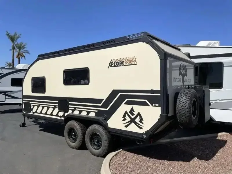 Wholesale 4X4 RV Camper Mini Caravan Camper Trailer off Road China Pickup Camping Trailer RV for Travel