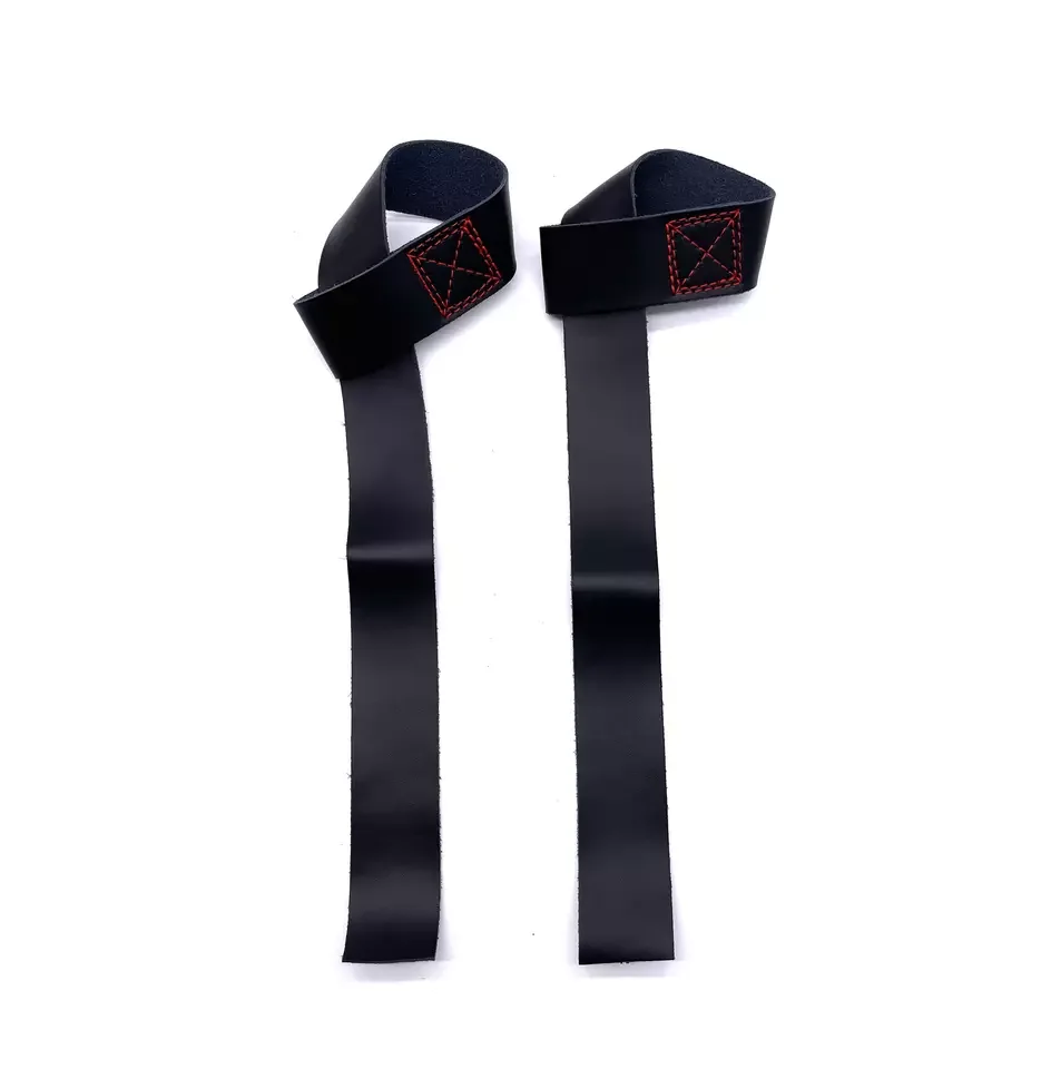 High Quality Wholesale Fitness Wrist Cuff Custom Logo Wrist Straps Weightlifting Gym Weight Lifting Straps