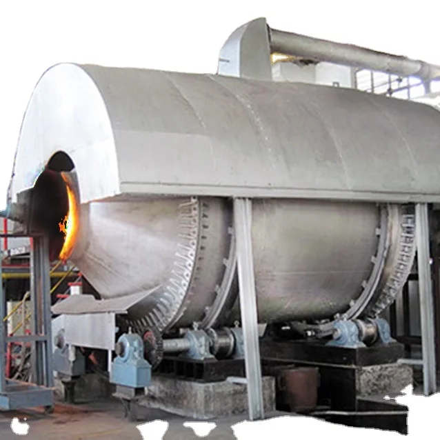 Oil Fired Operated Rotary furnace for lead smelting for Scrap Lead Waste and Lead Slag Dross Recycling at Affordable Price