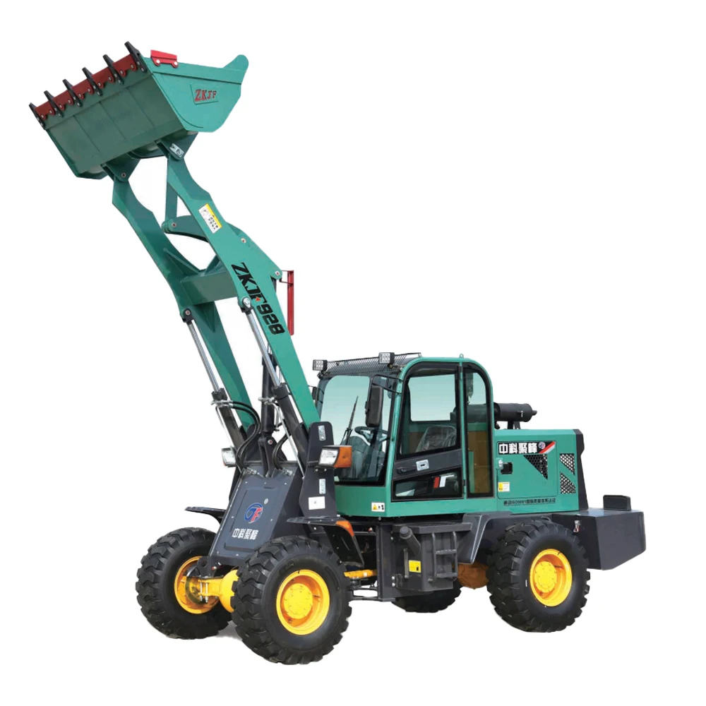 3000Kg Skid Steer Loader heavy Construction Terrain Loader Front End Loader with 4 in 1 Bucket
