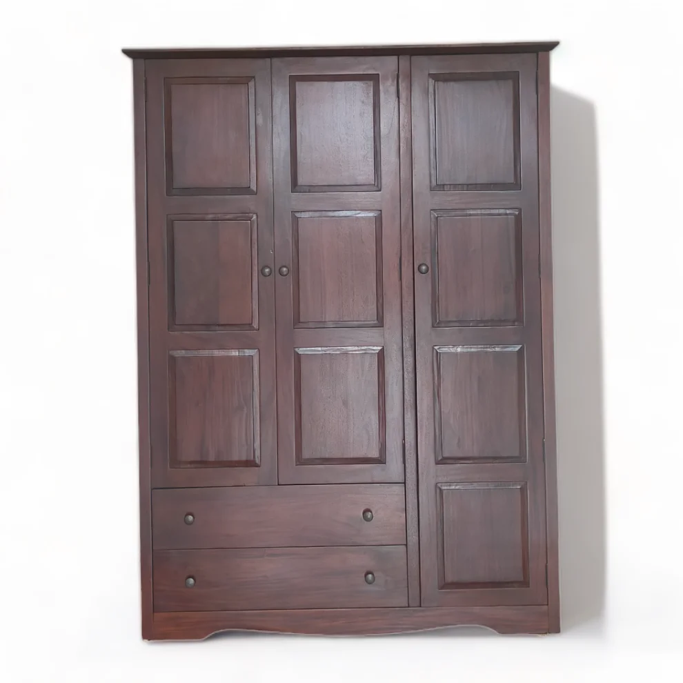Современный современный стиль 3-дверный деревянный большой шкаф с ящиками для спальни кухни гостиной домашней мебели