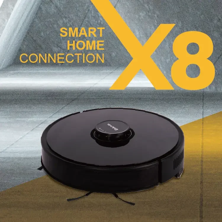 Intelligent Robotic Vacuum Cleaner with App for Wet/Dry Cleaning