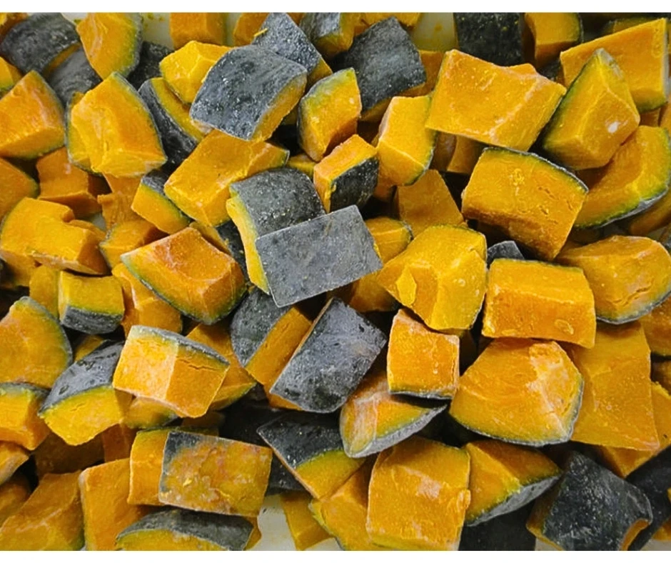International Standard Special Price Vietnam Manufacturer Supply Healthy FROZEN PUMPKIN Chunks 1kg/2kg bags