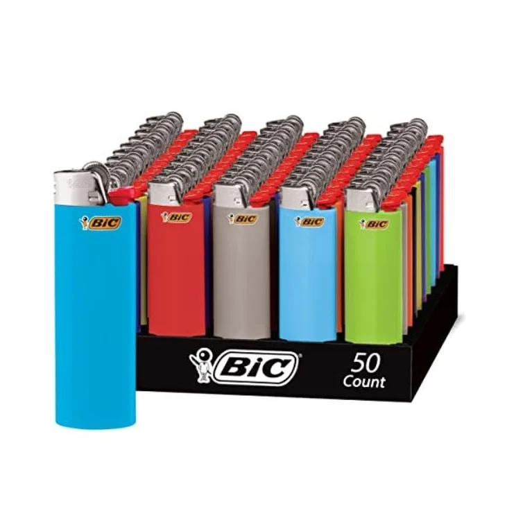 Original Mini and Maxi BIC Lighters J6 BIC Lighter Tray of 50 J25/J26 Gas Lighter
