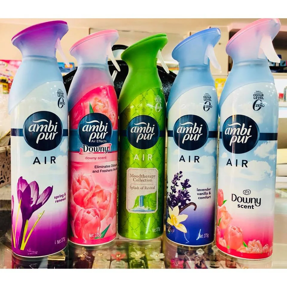 Ambi-Pur Lavender and Vanilla Scent Air Freshener Spray.