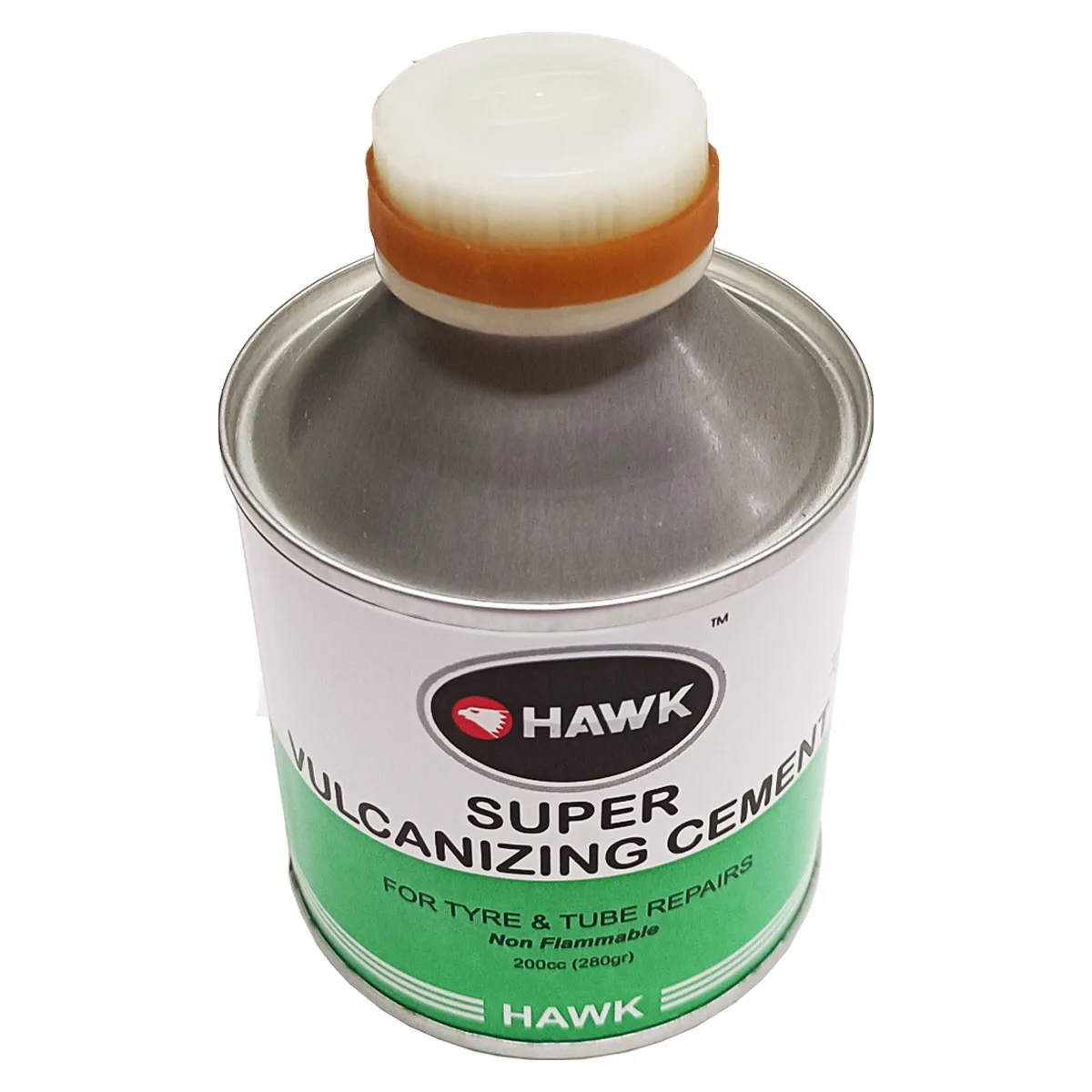 200cc Volume HAWK SUPER VULCANIZING CEMENT FOR TYRE & TUBE REPAIRS (200CC) is an essential chemical repair product
