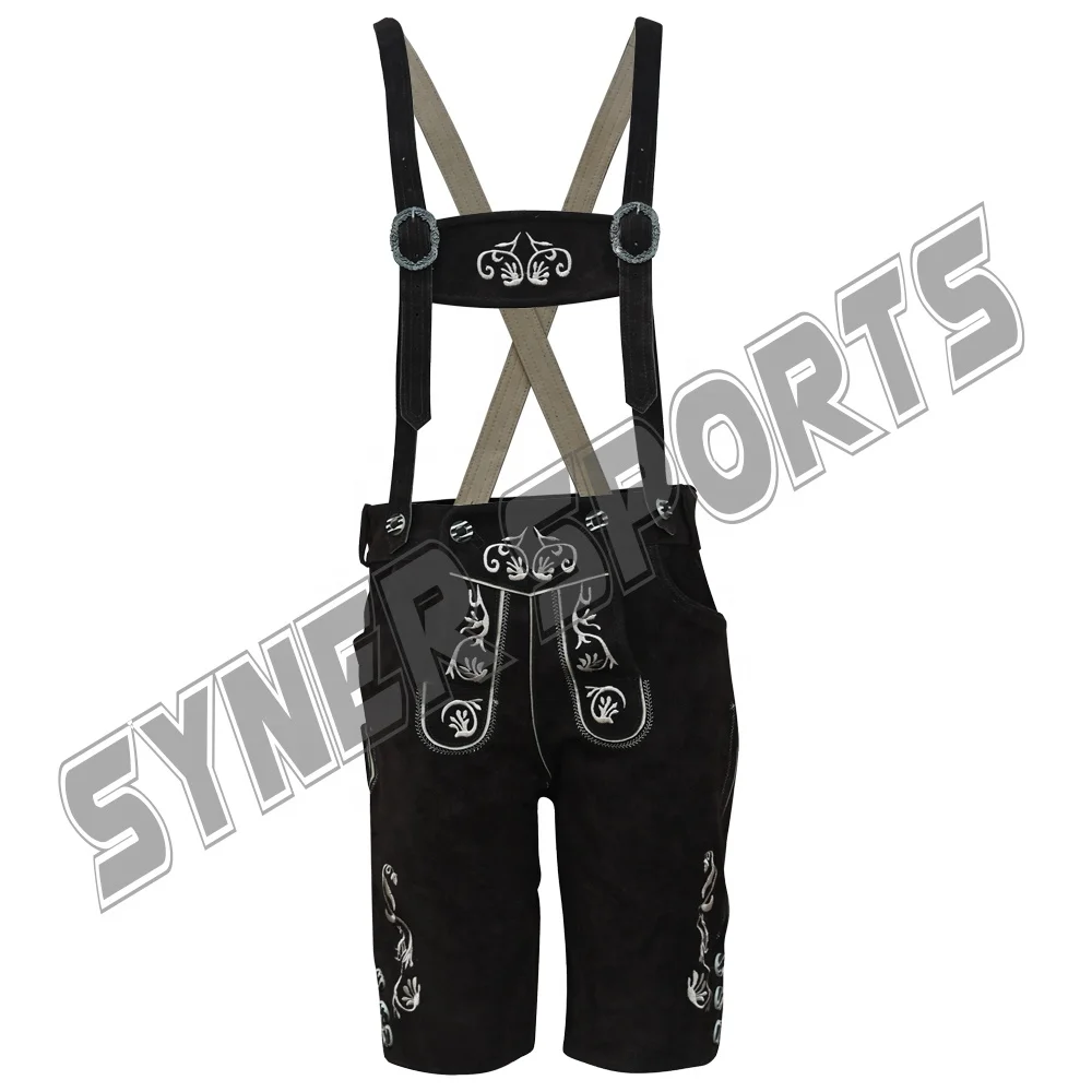 Traditional Vintage Leather Shorts Wholesale Manufacture German Lederhosen Bavarian Shorts