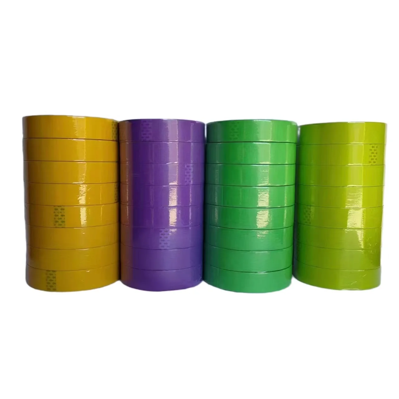 Pre-taped Waterproof Masking Film Tape Single-Sided Crepe Paper with Acrylic Adhesive Pressure Sensitive