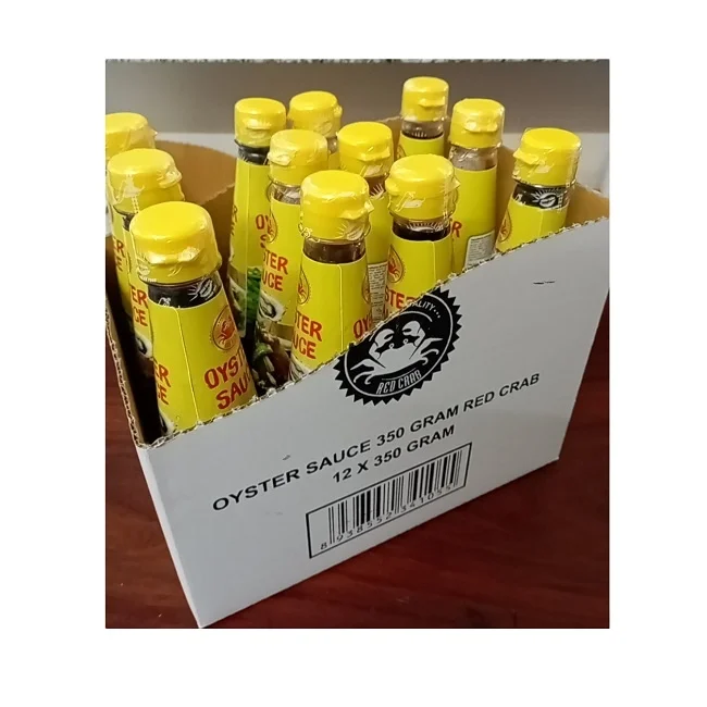 Oyster sauce 350 Gram bottle  varierty sauce - Red Crab good quality reasonable price for whole sale to supermarket