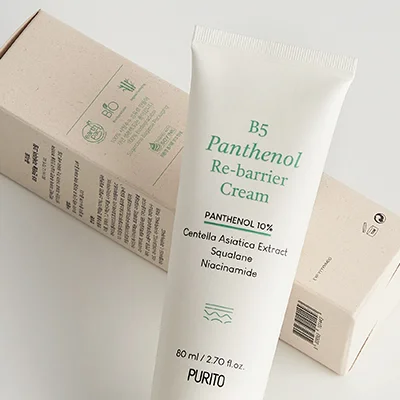 B5 Panthenol Re-barrier Cream by PURITO Centella Cream Squalane Niacinamide Cream