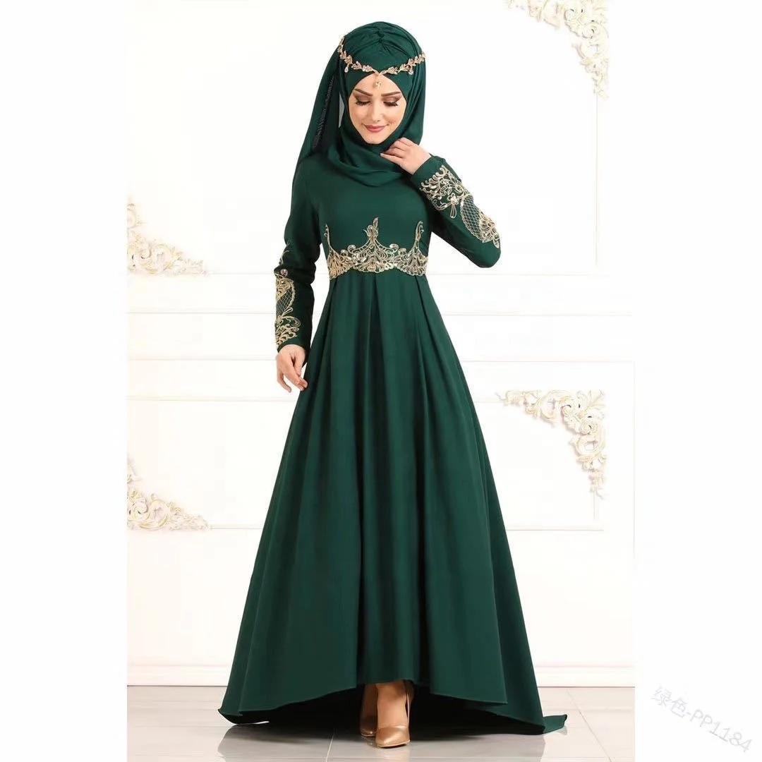 Muslim Islam Clothing Ramadan Dresses Caftan Moroccan Long Robe Turkey Kaftan Loose Maxi Hijab Dress Women Abaya Dubai 2023