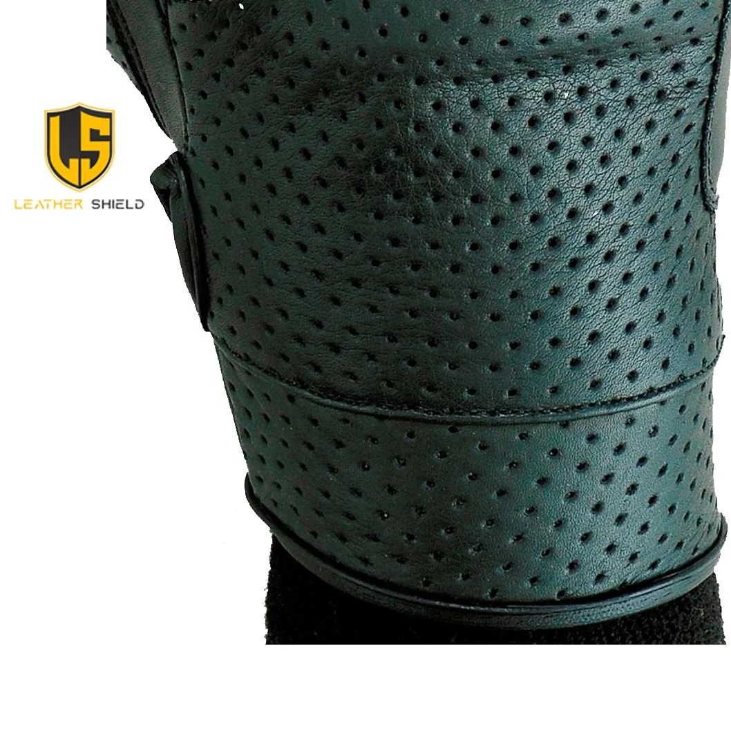 Motorbike Riding Leather Gloves Motorcycle Breathable Motorbike Sports Summer Gloves