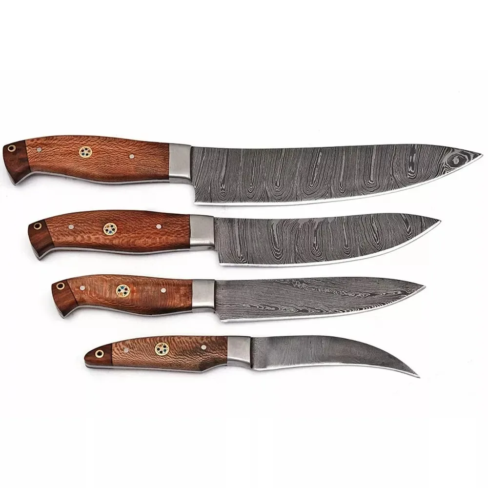 Pakistan Made 100% Top High Quality Damascus Chef Knife Sets | Wholesale Cheap Price Hot Sale Chef Knife Sets