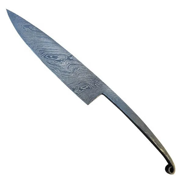 Professional Hand Forged Damascus Steel Antique Style Medieval Kitchen Knife Full Tang Medieval Vintage Utility Knife With Cover