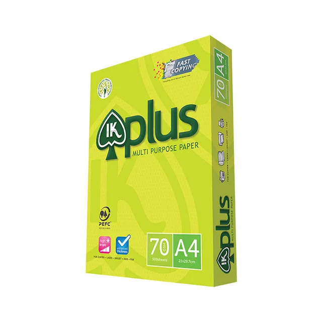 ik plus  A4 Copier Paper( 80gsm, 75gsm, 70gsm)