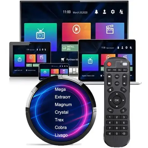 Smart Megaott IP TV OEM 4k Android 12 IP TV приставка сильная 4k Великобритания горячая Распродажа в EX YU Germany Austria Albania