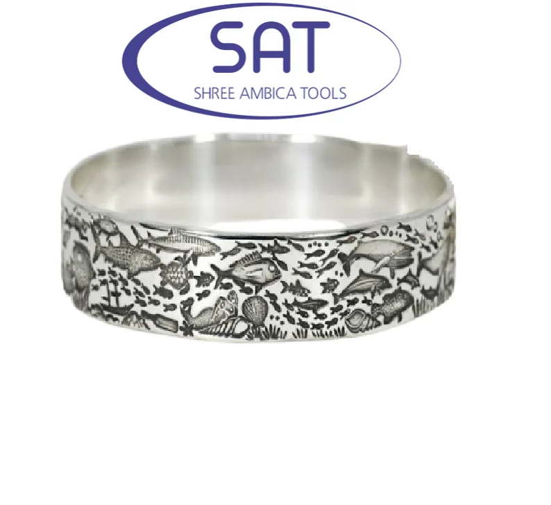 Heavy Embossed Design Jewellery Manufacturing  Mild Steel Jewellery Mill Side Design Roller