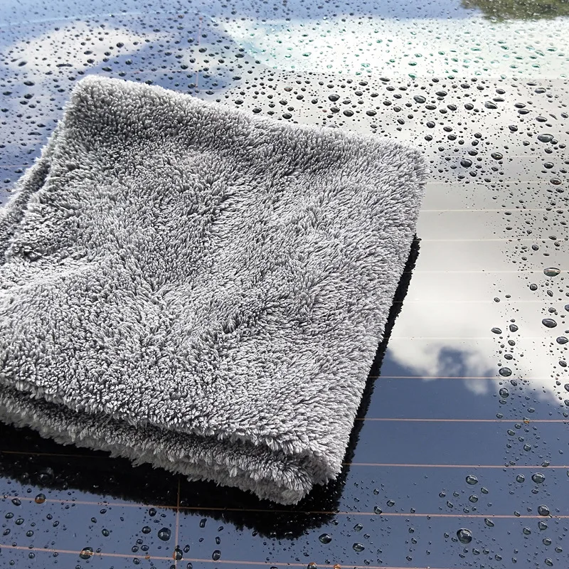 Hot Sell Microfiber Car cleaning Cloth Wash Towel Edgeless Soft Wholesale 40*40cm Quick Dry Utility Cleaning Car Wash Towel