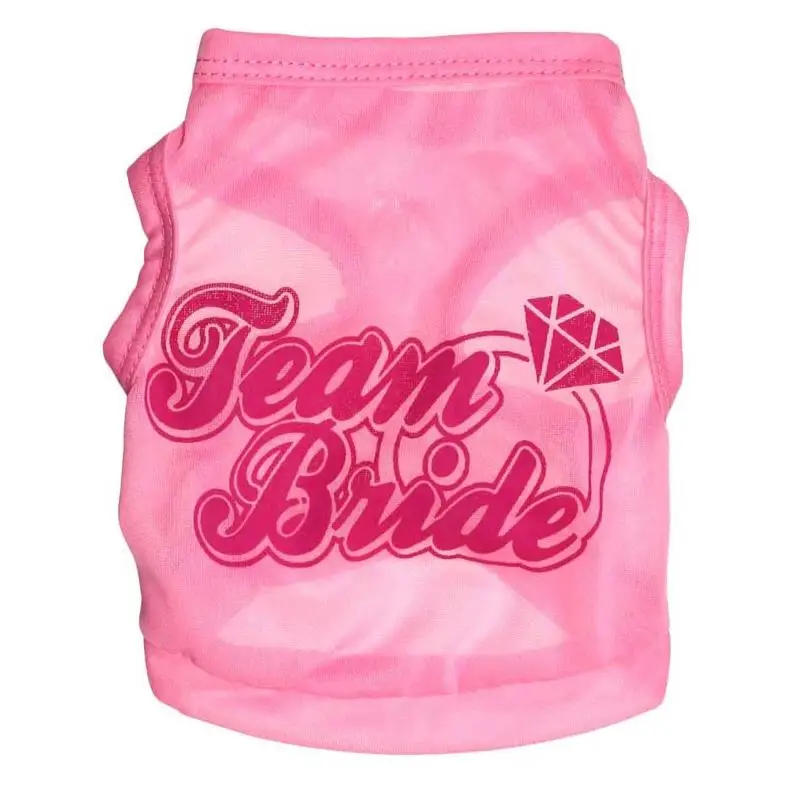 Wholesale Pet Clothing Cat Dog Clothes Summer Dog Vest Apparel Puppy Blank T-shirt