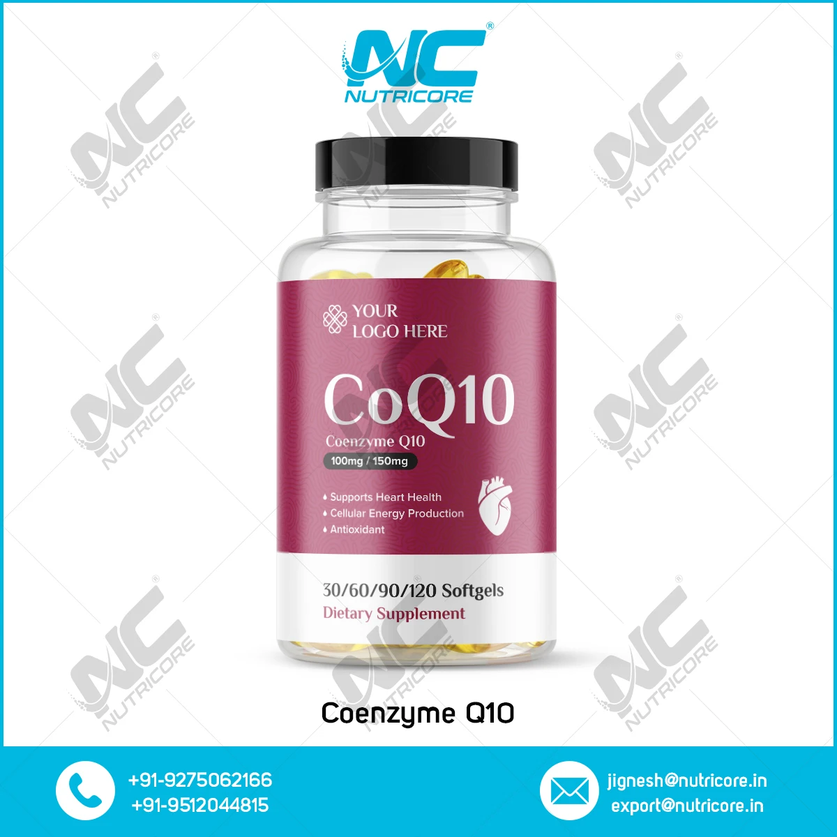 Private Label Healthcare Supplement Premium Quality Wholesale Coenzyme Q10 Softgel Formula - 3 from Trusted Supplier