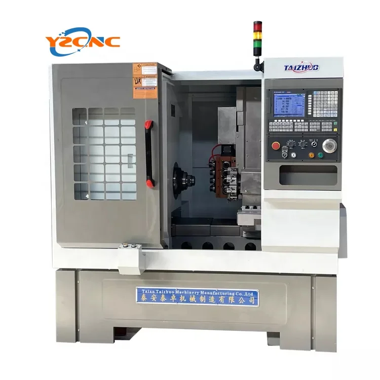 CNC Slant Bed Lathe Machine TCK40P Metal Turning Lathe For Sale