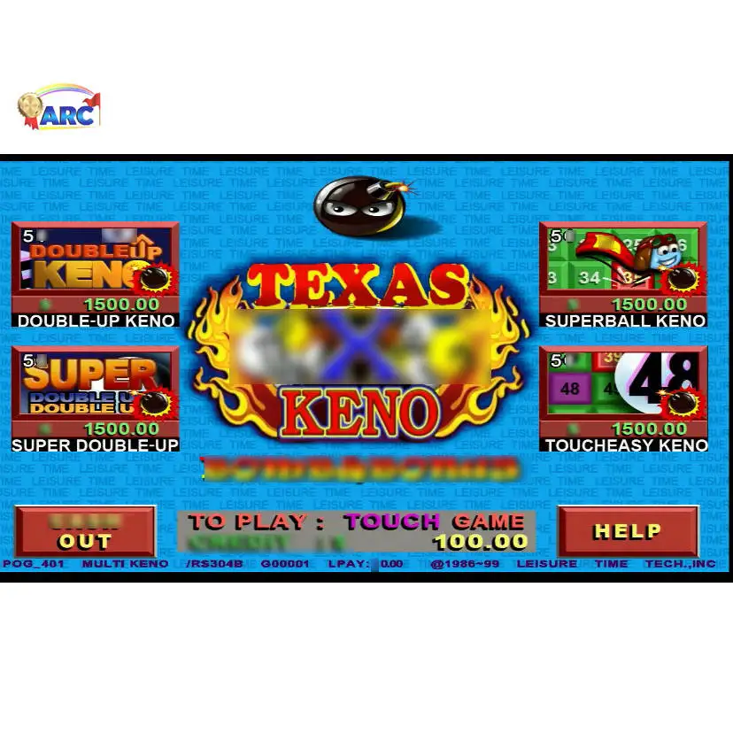Texas keno 3 heart pot of gold arcade game machine coin pusher pog game board tragamonedas wms550 pot of gold manufacturer