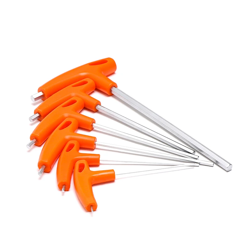 Special Offer:T Handle Allen Wrench Flat Head 40 Chrome Steel+ABS Hex Key