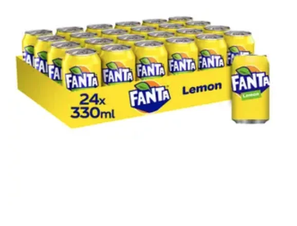 Fanta Orange 24 x 330ml Coca Cola & Fanta Bundle Carbonated Water Sugar Orange Juice