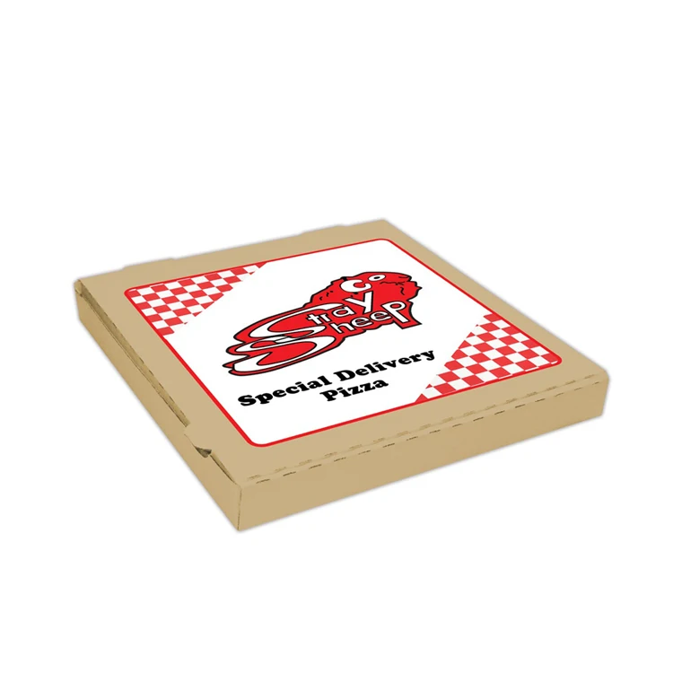 Pizza Box Wholesale Custom Logo Printing Corrugated Pizza Packing Paper Carton Box