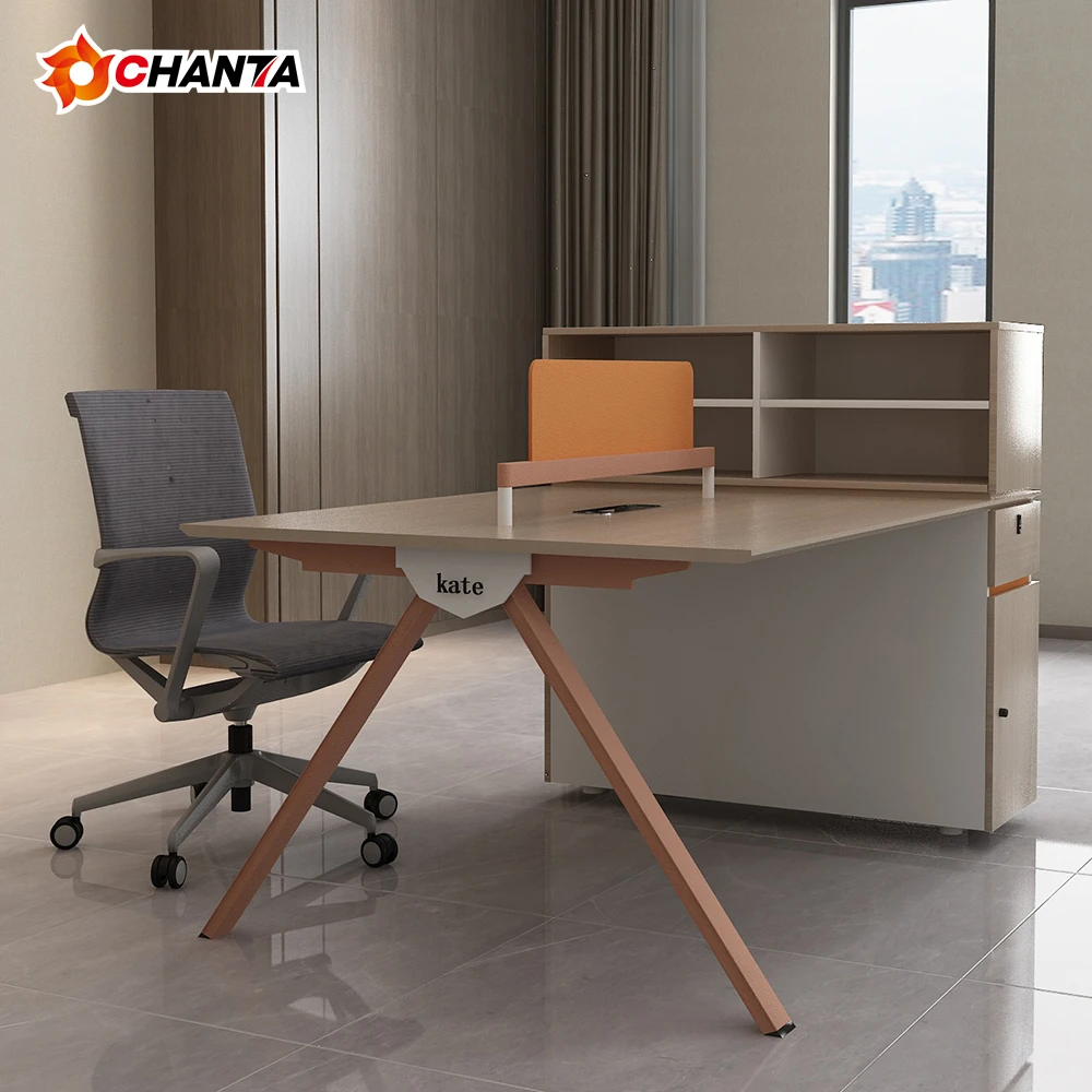 Buy China Manufacturer Office Furniture Counter Table Design 4 People Work Station Fancy Desk