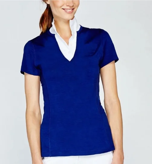 Equestrian Shirts Aero Flow Performance EQ-1001 Moisture-wicking Tech-fabric UV-blocking Mesh ventilation ISO 90012015 OEKOTEX