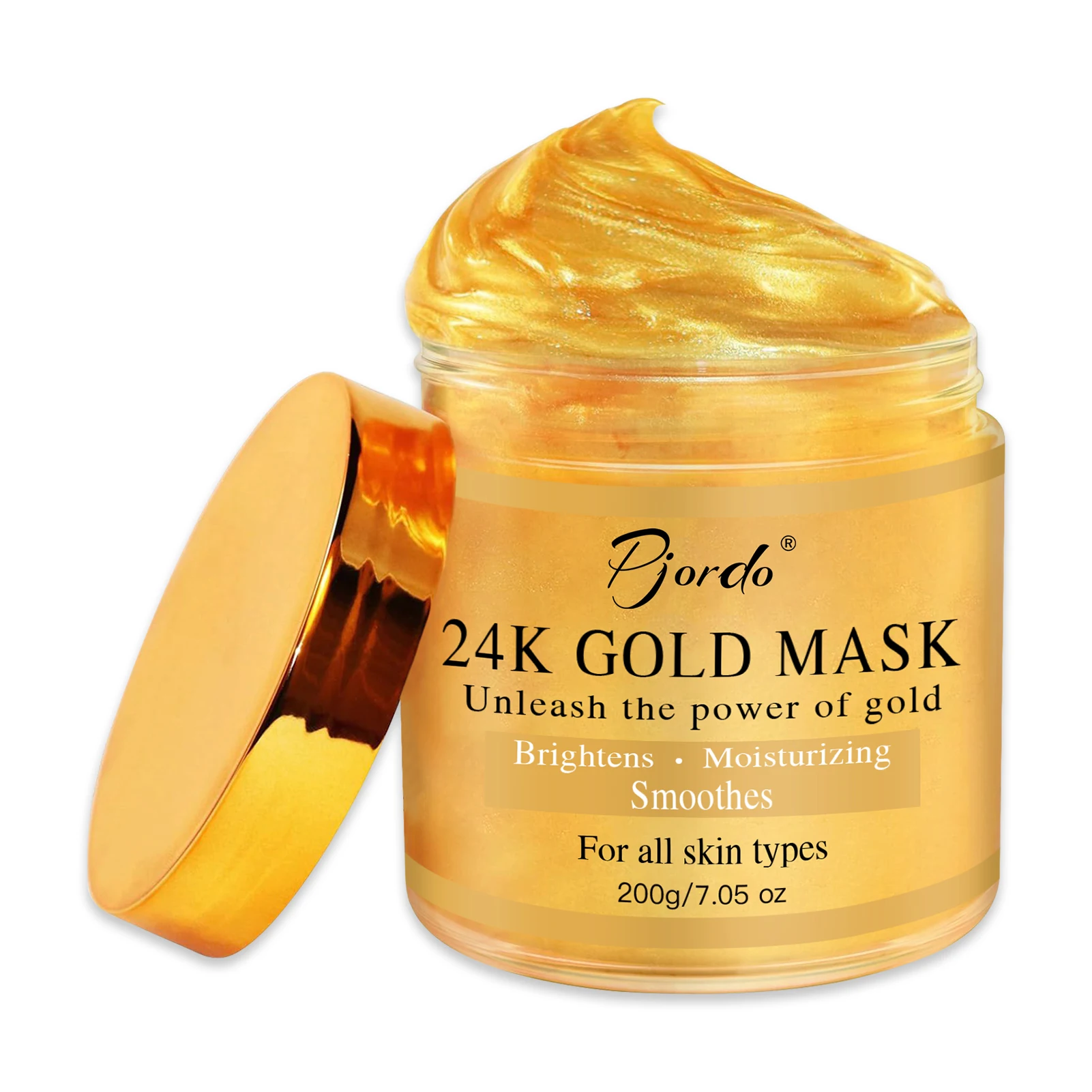 ODM/OEM Private Label Natural 24K Gold Mask Whitening Moisturizing And Brightening Beauty Facial Mask Product