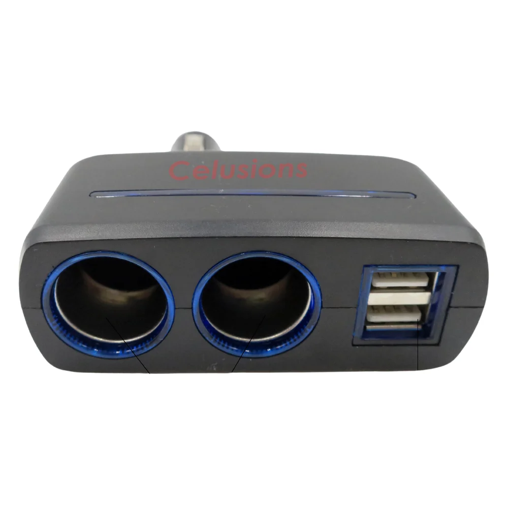 Hot Selling 12V USB Socket for Tesla Reasonable Price 3-Port Charging with Bluetooth Connection Type 1637 Car Socket USB