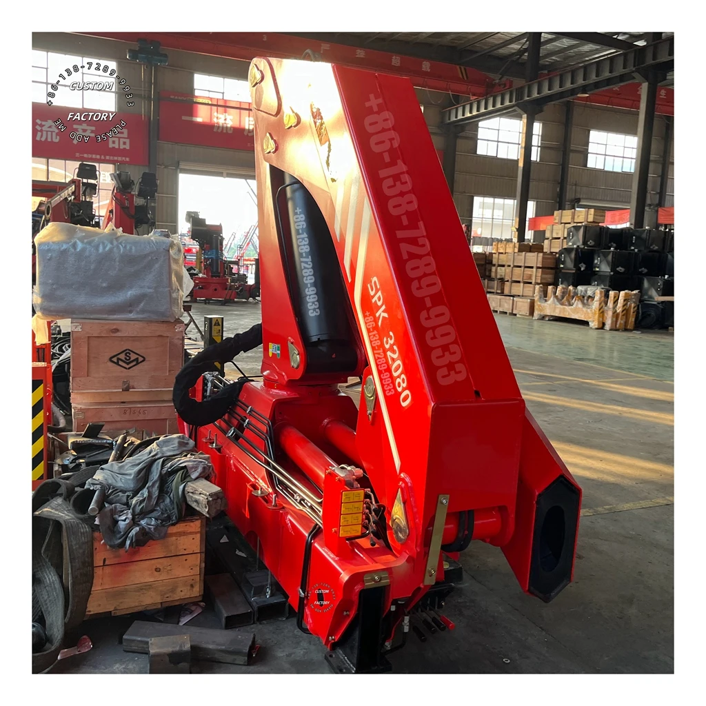Подъемный подъемный кран SANY PALFINGER 8 5 тонн SPK32080 8*4 lhd 3 руки телескопические 11 9 м