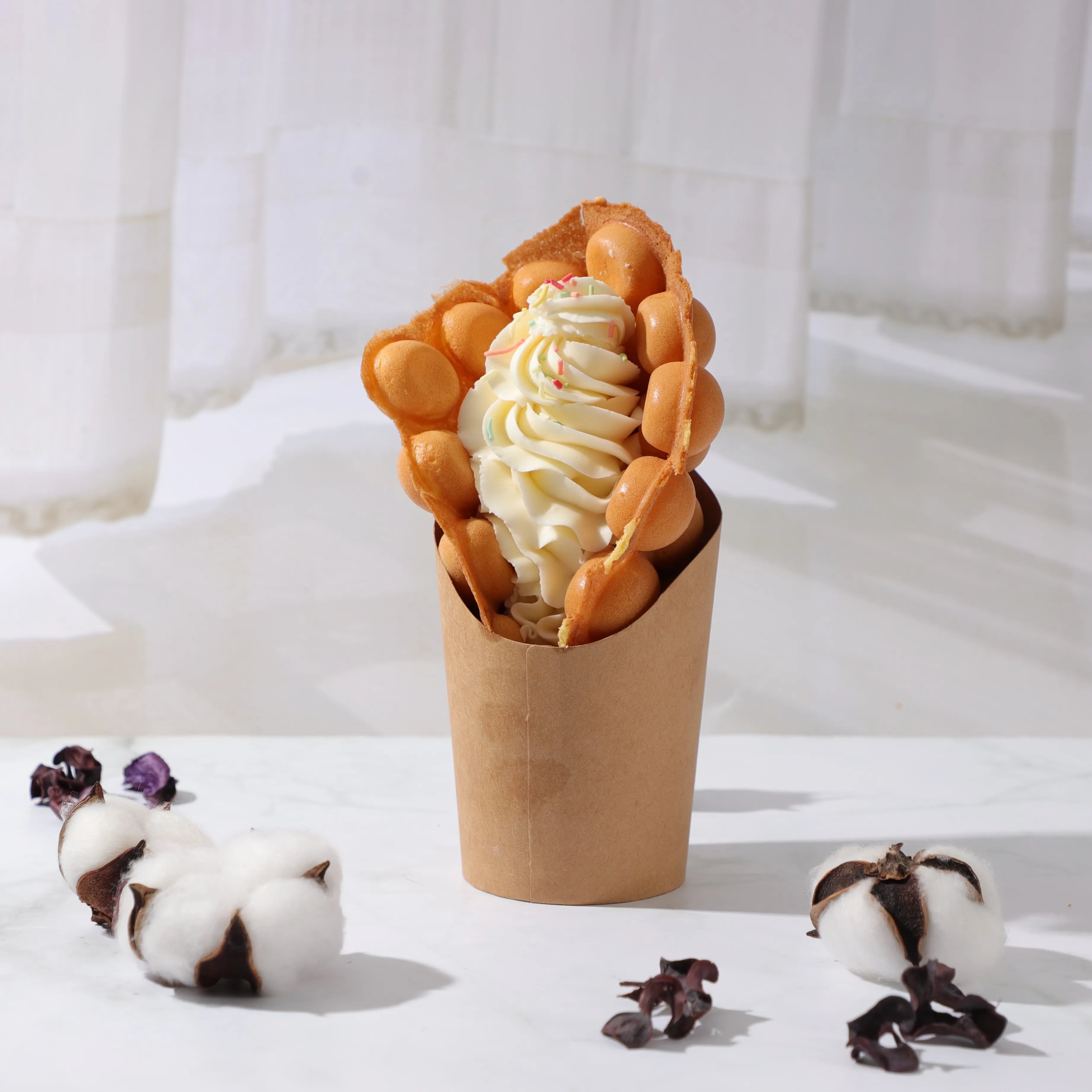 10kg-Fun смешанные яйца снэки без пузырьков вафельная машина (стоимость $299)