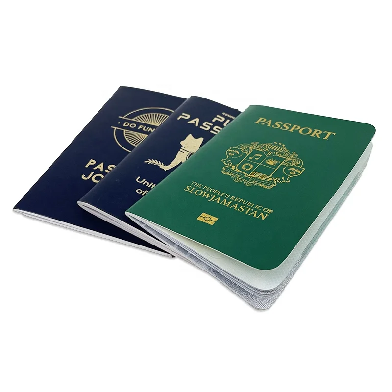 custom passport booklet brochure printing promotion cheap offset print factory